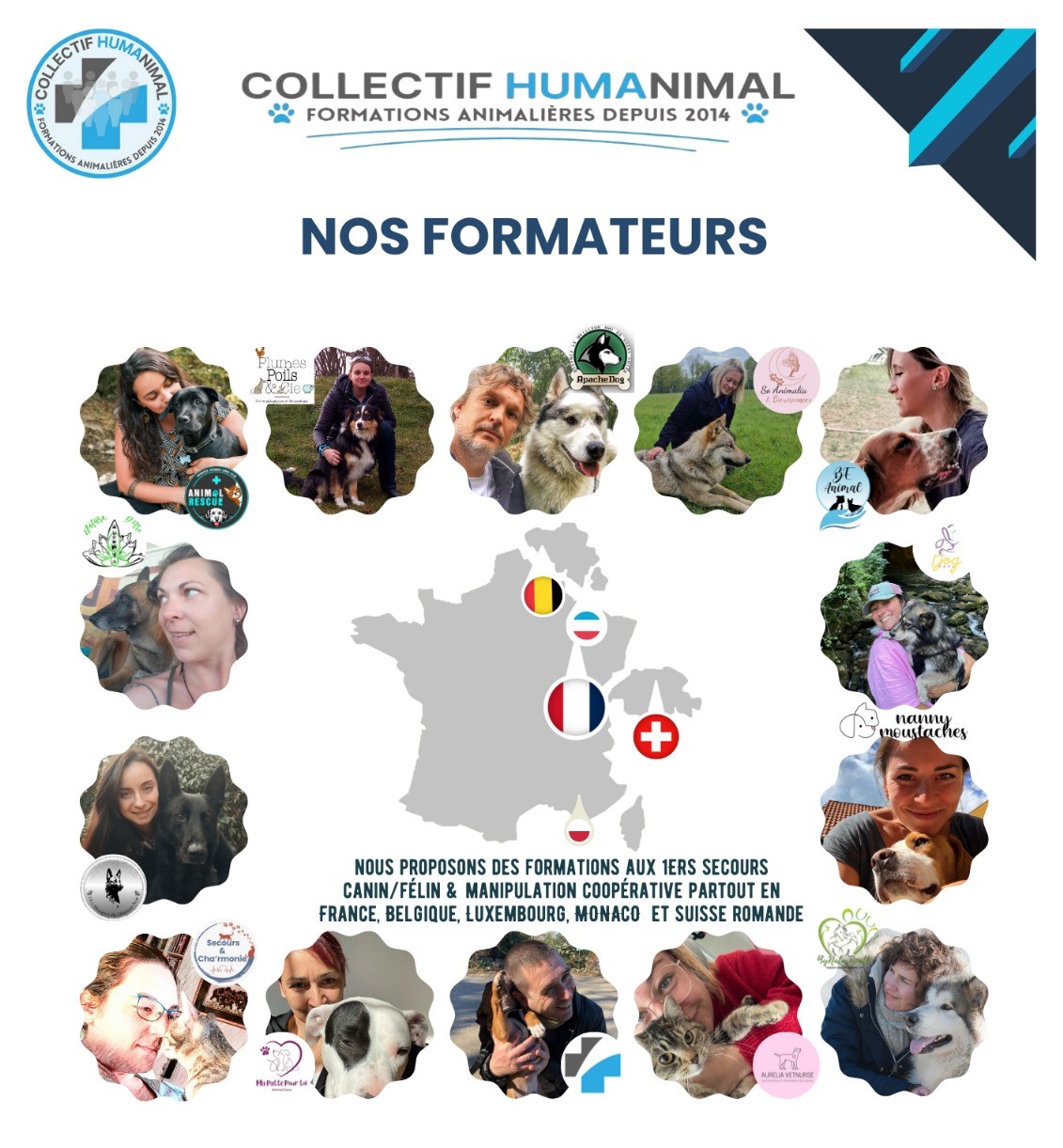 Carte du Collectif HUMANIMAL